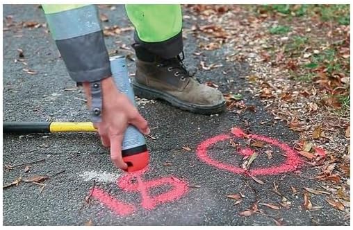 Soppec - Tracciatore spray arancio ml. 500 fluorescente per cantiere