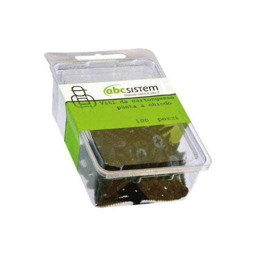 Viti per cartongesso fosfatate nere 3,5 x 19 mm