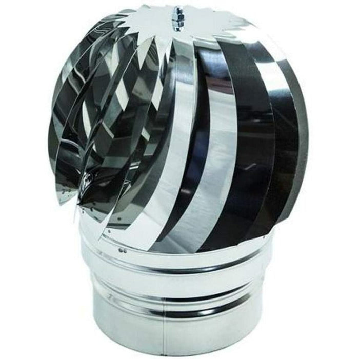 COMIGNOLO EOLICO INOX D.100 FEMMINA CON CUSCINETTO A BAGNO D'OLIO - Sistemi di ventilazione