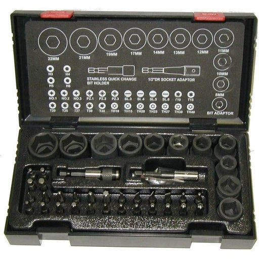 Hikoki 752500 41 pezzi-Set di punte e chiavi a bussola - Accessori per elettroutensili