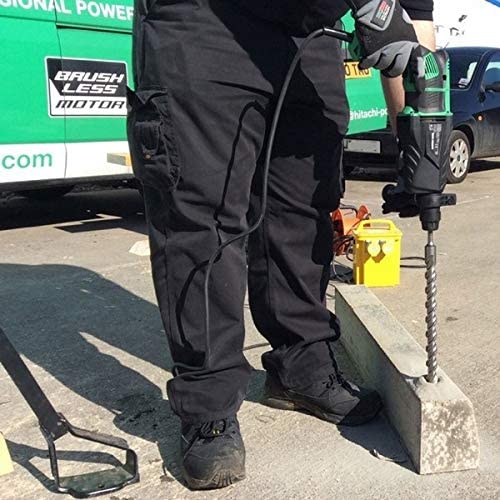 HIKOKI DH26PC2WSZ - Martillo ligero combinado SDS-Plus 3 posiciones 830W 2.9J 1100 rpm 4300 imp hasta 26 mm hormigón con maletín DH26PC2Z - Martelli demolitori