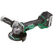 HIKOKI G18DBLWSZ - Mini-amoladora a bateria 18V 5Ah sin escobillas 9000 rpm disco 125mm con 2 baterias cargador y maletín G18DBL - Smerigliatrici