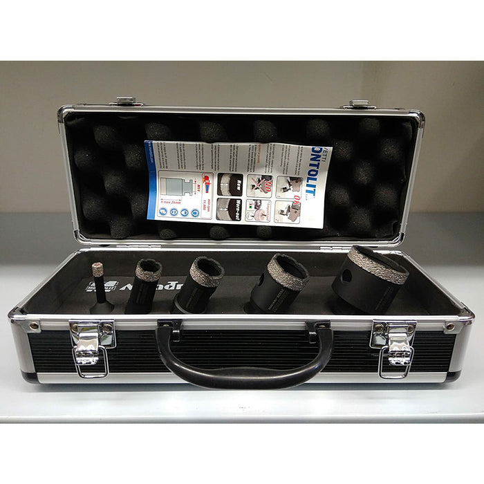 Kit Foretti a secco 8/20/27/35/50 mm FSBKIT-IT Mondrillo Montolit - Taglio e levigatura