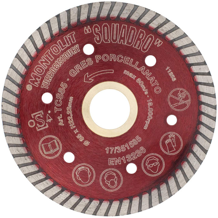 MONTOLIT DISCO DIAMANTATO TCS R 85x1 PER GRES PORCELLANATO - Taglio e levigatura