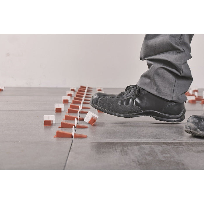 - Raimondi - 2500 Basi HD per Fuga da 2 mm e per Spessore Piastrelle da 3 a 12 mm - Levelling System RLS - Attrezzi per la posa