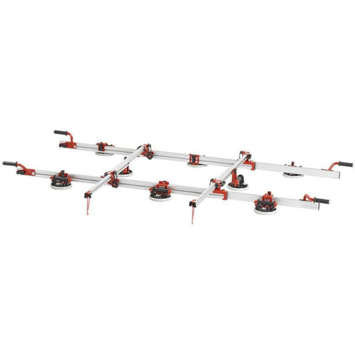 - Raimondi - Easy Move con traverse con 8 ventose vacuum RV175 con gomma antimacchia per lastre fino a mt. 3,20 - Movimentazione