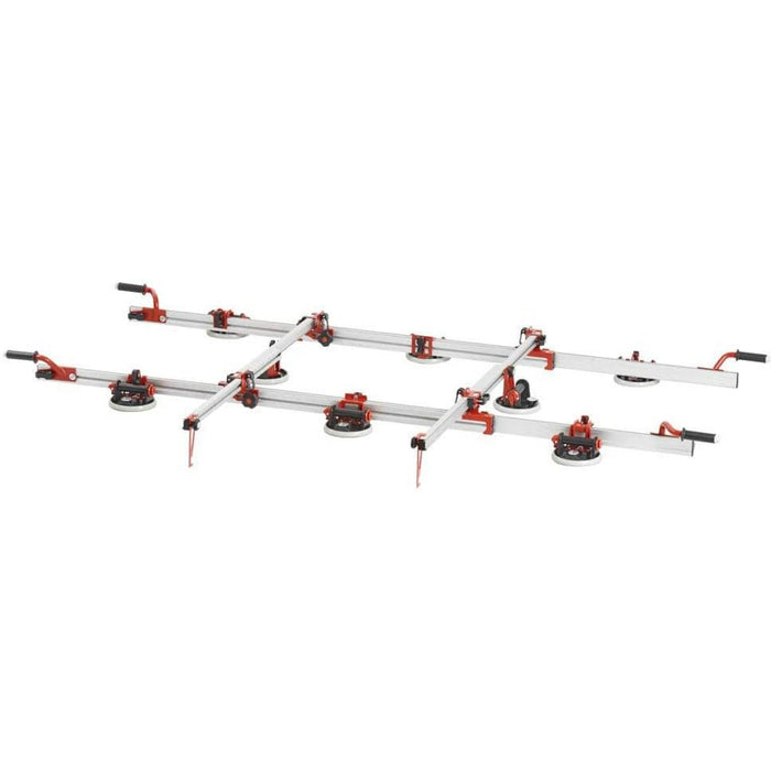 - Raimondi - Easy Move con traverse con 8 ventose vacuum RV175 con gomma antimacchia per lastre fino a mt. 3,20 - Movimentazione