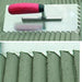 Raimondi  Frattone dentellato obliqua 8 mm manico gomma 28 x 13 mm - Taglia piastrelle