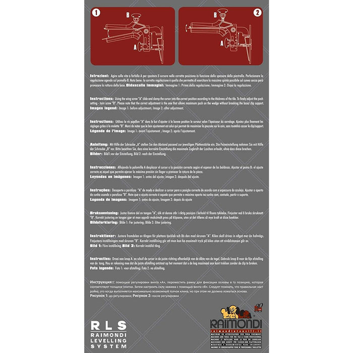 Sistema di livellamento piastrelle