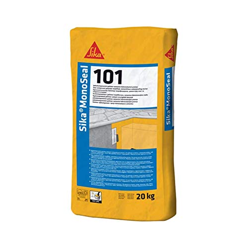 Sika MonoSeal-101, SACCO 20 KG, BIANCO, Malta impermeabilizzante monocomponente ad azione osmotica - Impermeabilizzanti cementizi