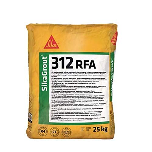 SIKA SIKAGROUT 312 RFA MALTA CEMENTIZIA COLABILE FIBRORINFORZATA 25 KG - Malti strutturali da ripristino
